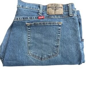 Wrangler Premium Quality Men's Jeans 44 x 30 Comfort Guaranteed Blue Denim